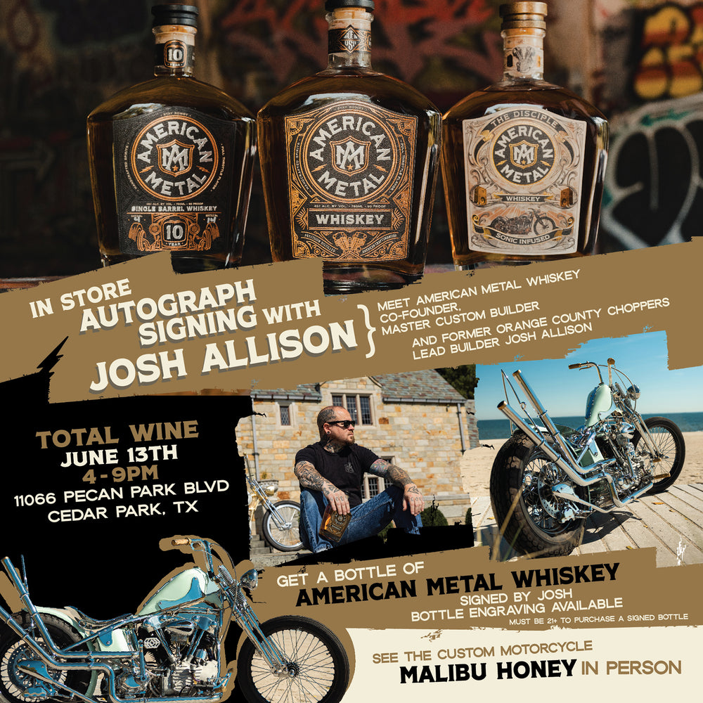 Josh Allison Bottle Signing