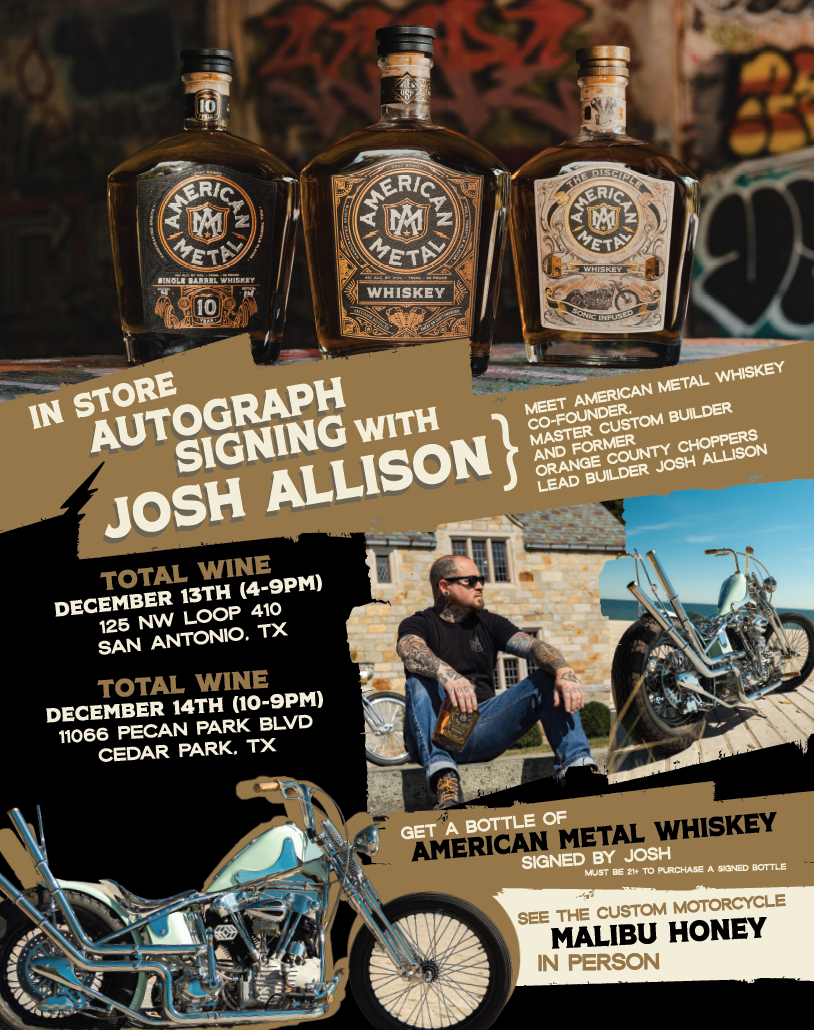Josh Allison Bottle Signing