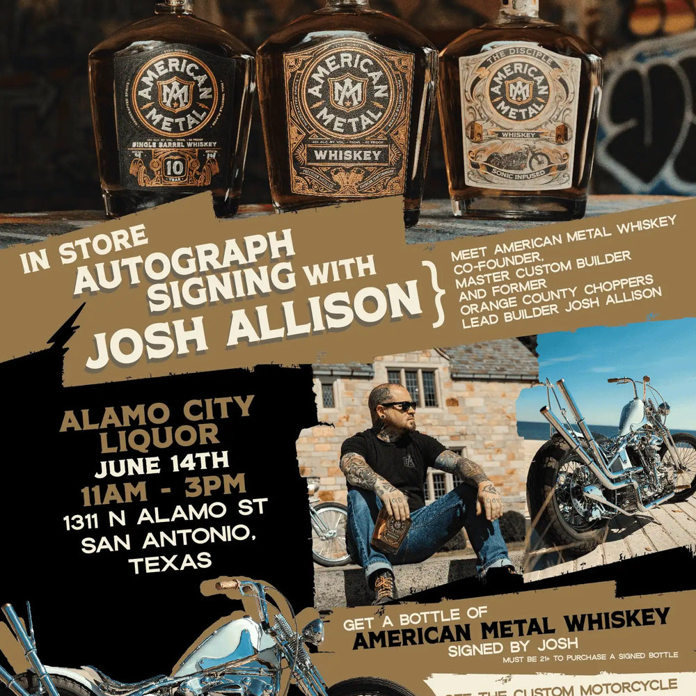 Josh Allison Bottle Signing